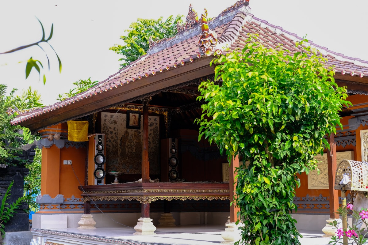 Bale Dauh in Balinese traditional house