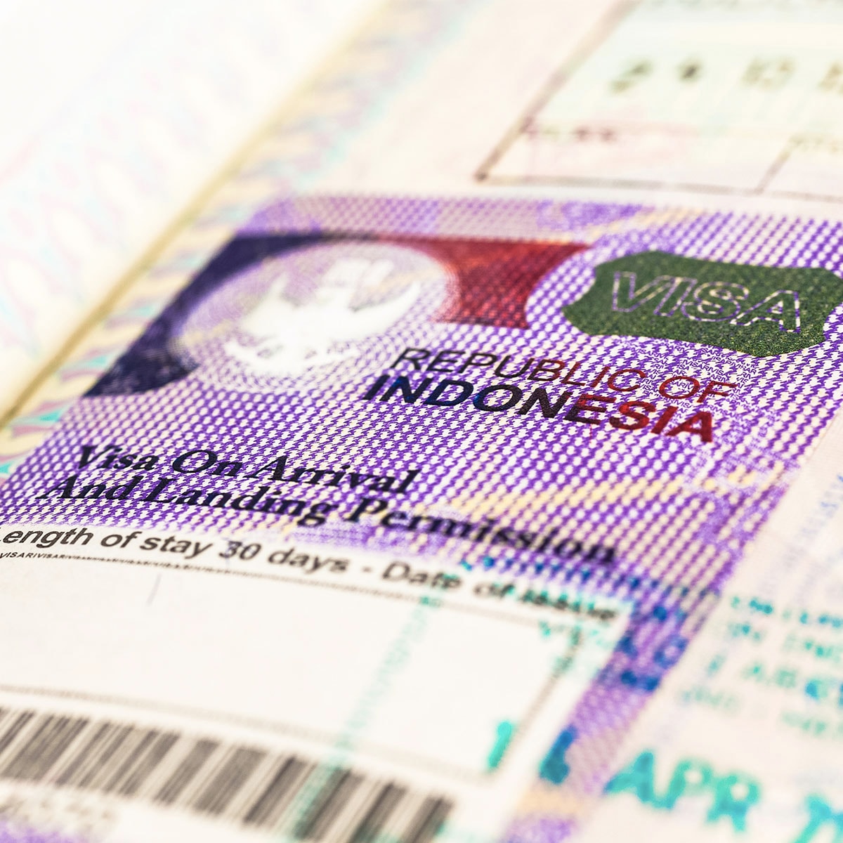 indonesia travel visa fee