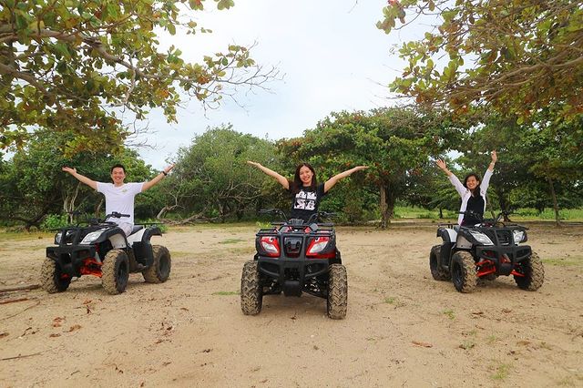 ATV experience in Tanjung Lesung Beach