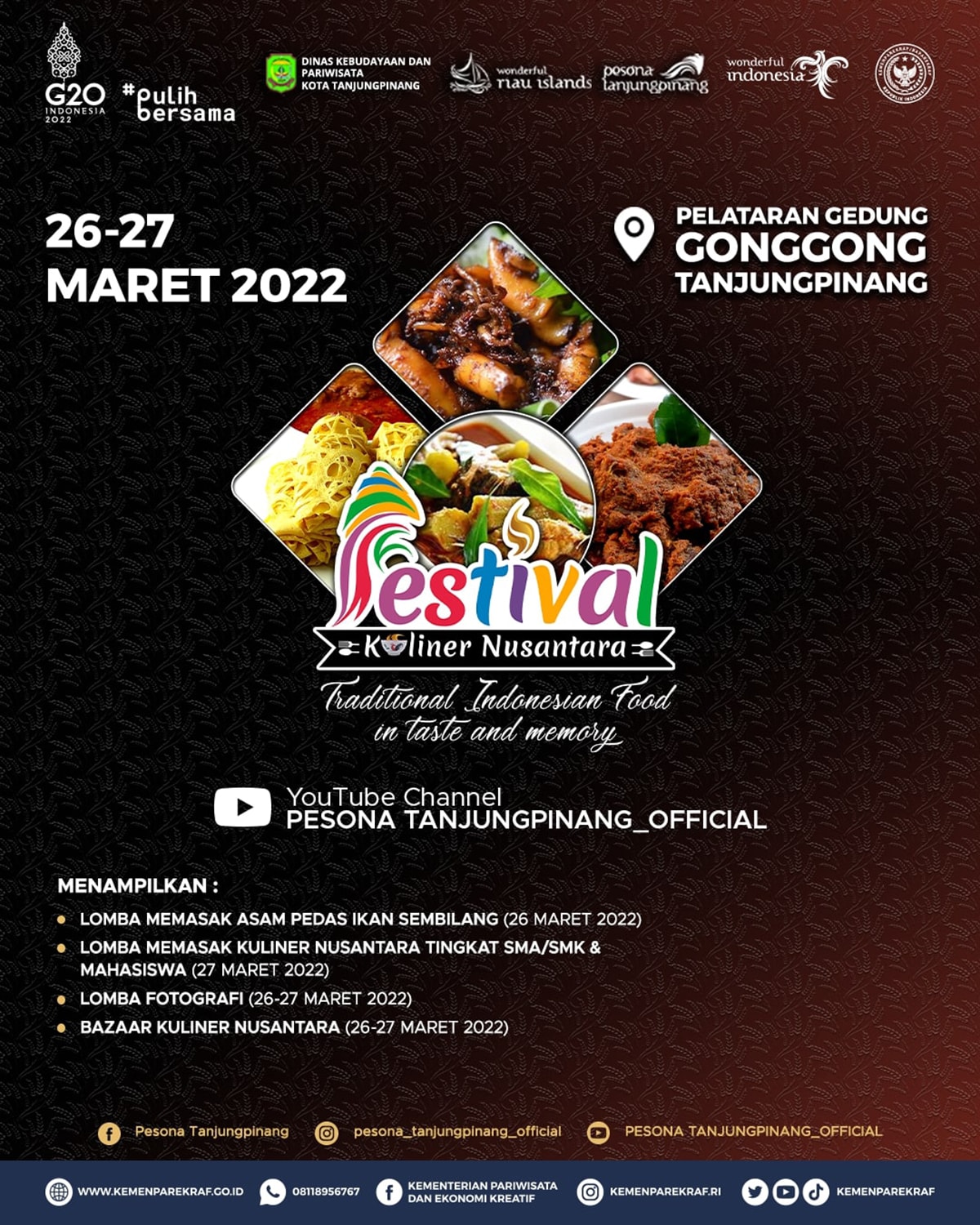 Pecinta Kuliner Merapat! Ini Dia Festival Kuliner Nusantara, Tempat ...