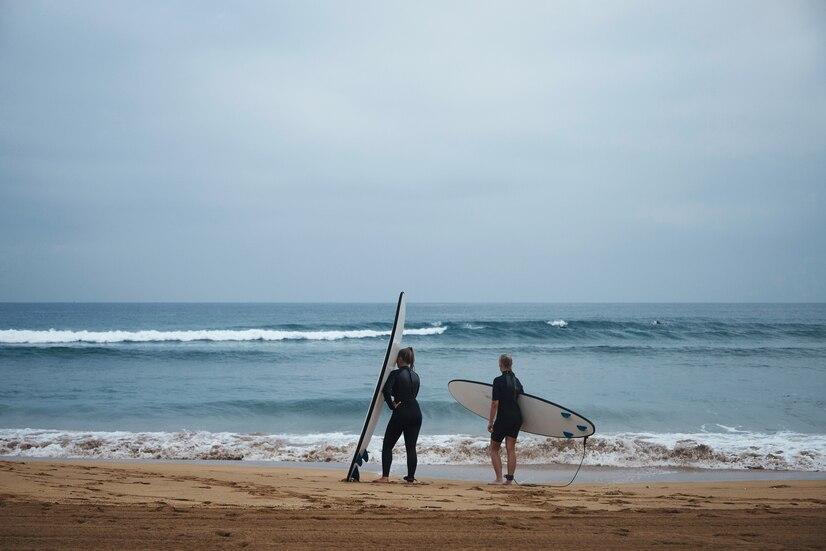 Surfing Bengkulu Beach