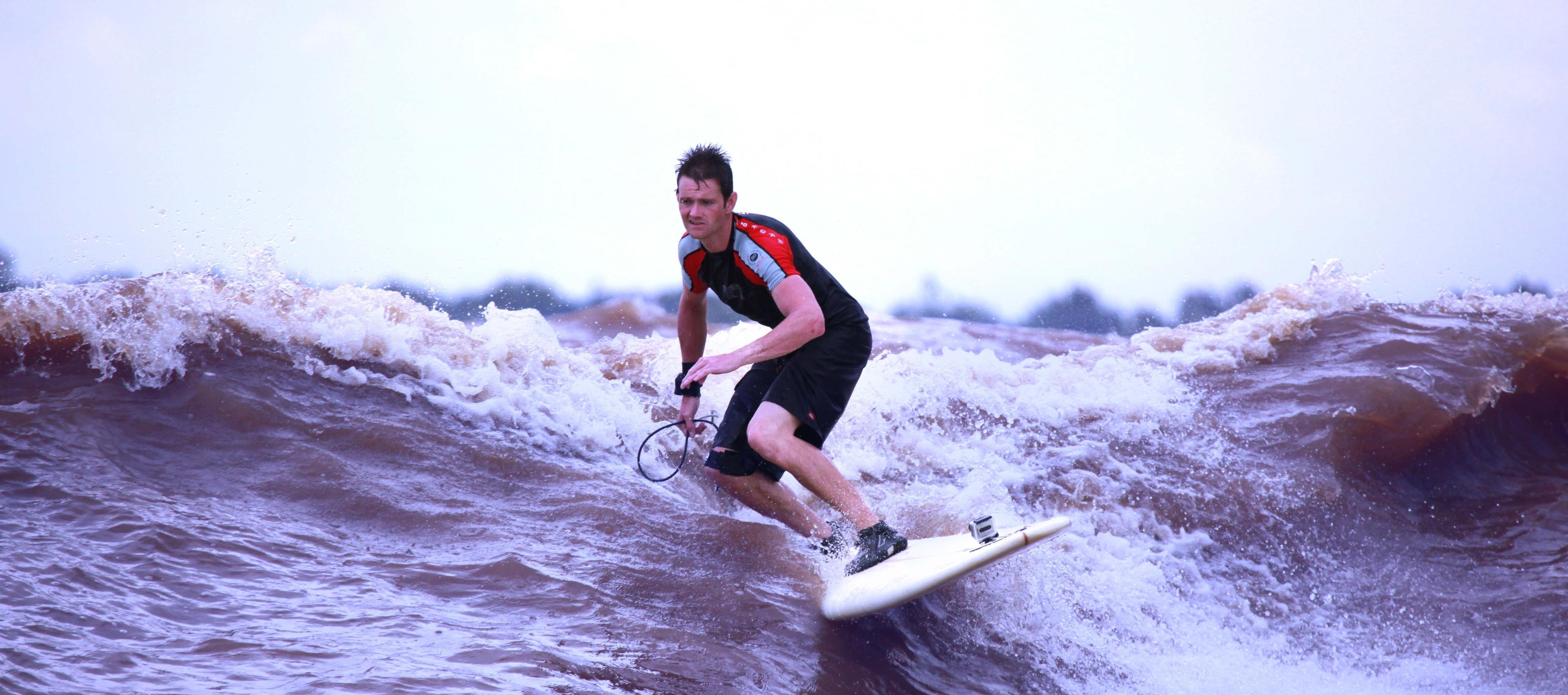 Surfing Kampar River's Stunning Bono Tidal Bore
