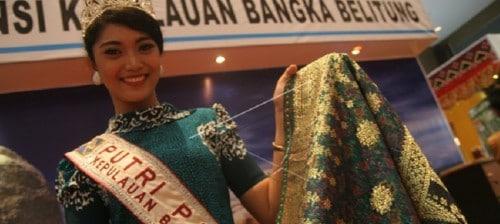 pangkalpinang - the cual museum in bangka displays its fine hand woven textiles