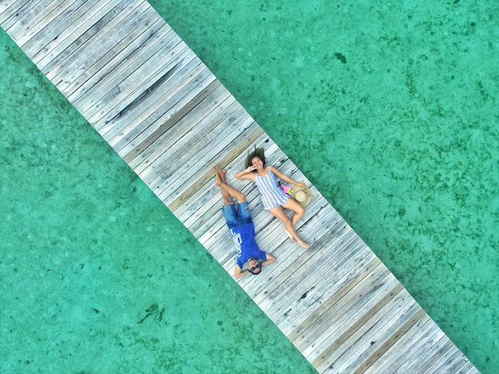 Fall in Love All Over Again on Pulo Cinta in Gorontalo