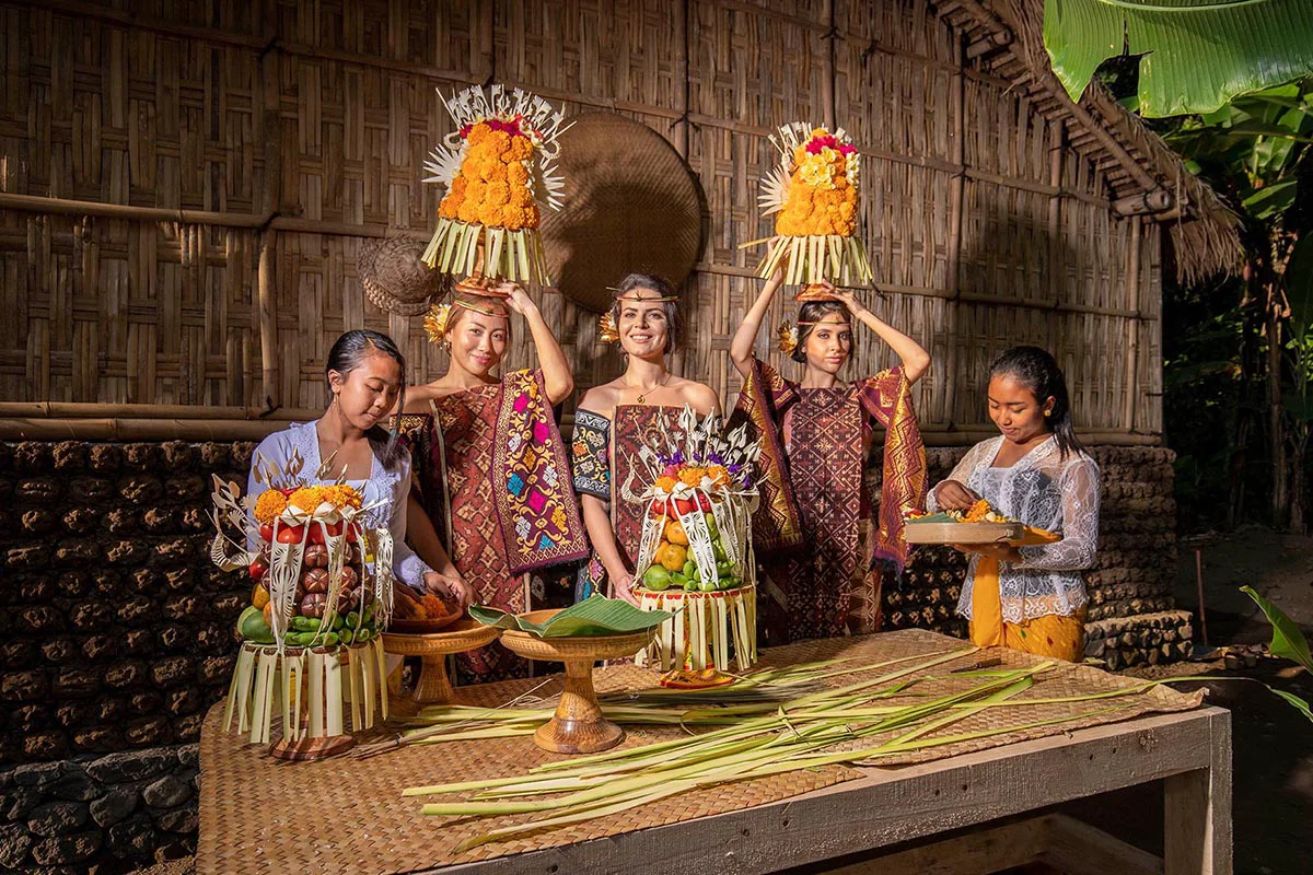a woman learning how to cook