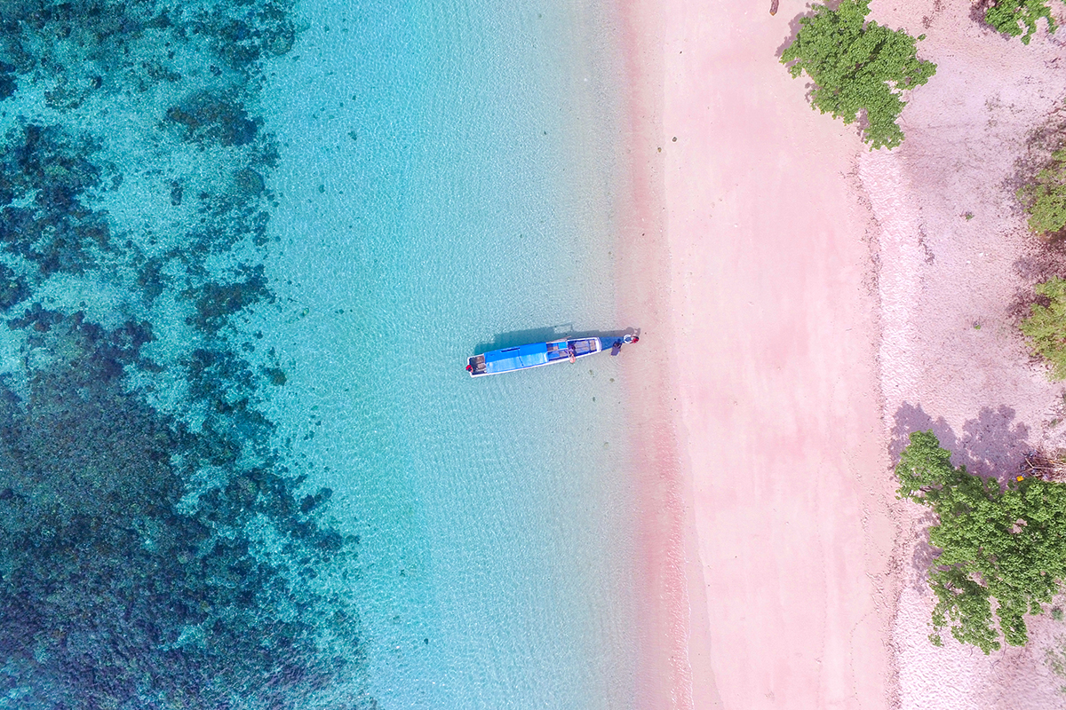 pink beach